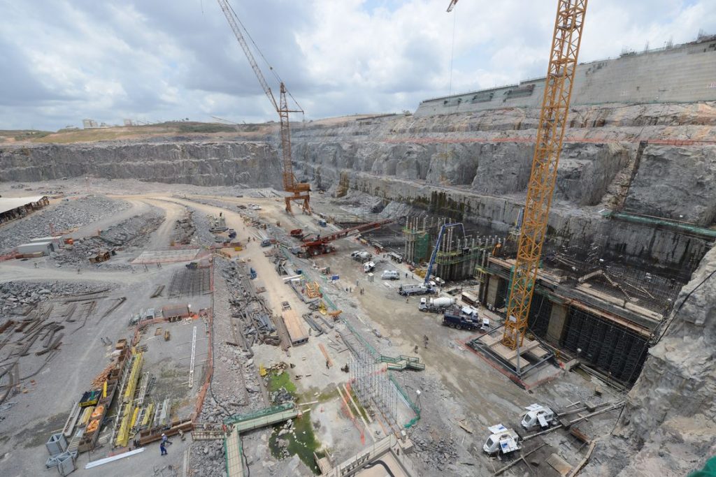Obras de Belo Monte em Altamira (PA) Obras de Belo Monte em Altamira (PA)