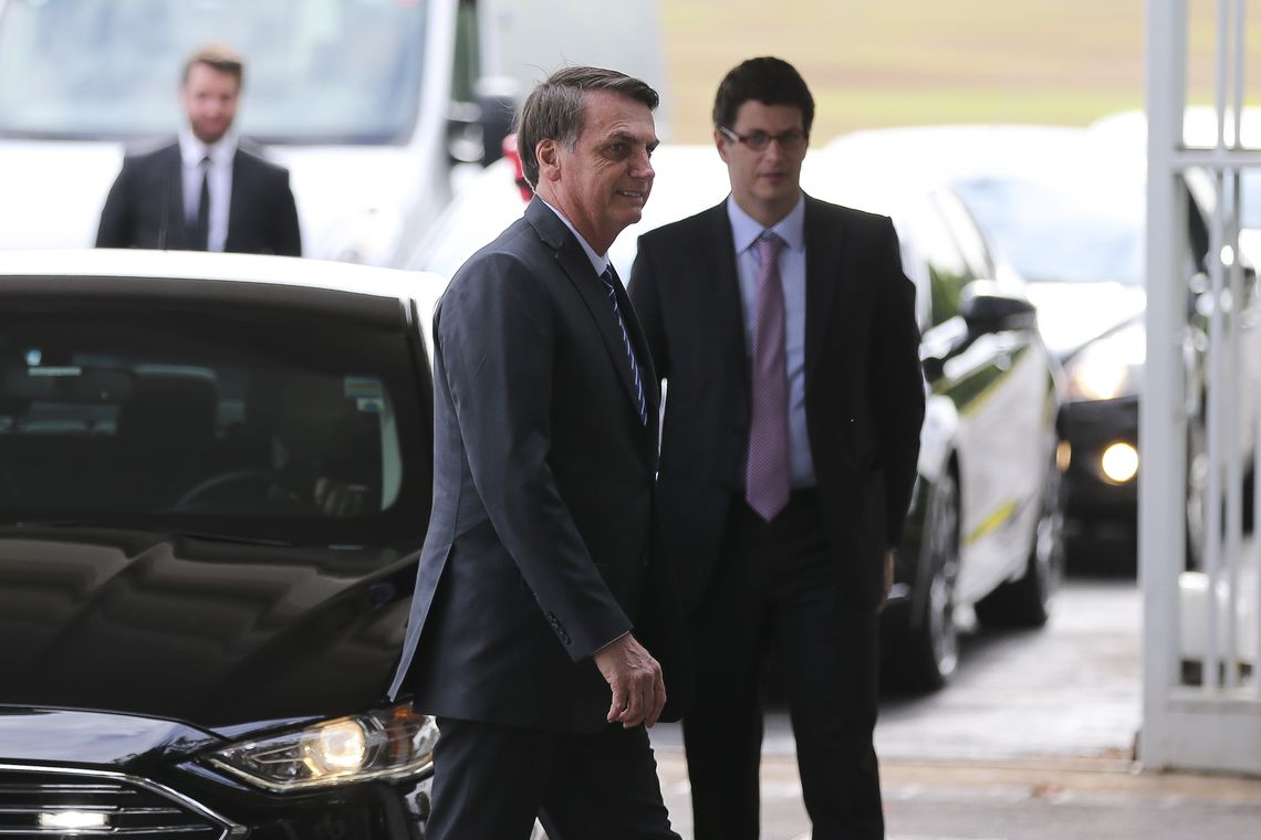 Presidente Bolsonaro e ministro Ricardo Salles Presidente Bolsonaro e ministro Ricardo Salles