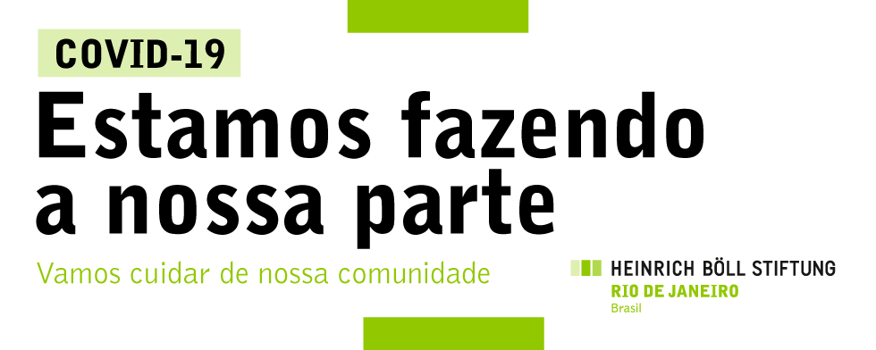 imagem branco com dizeres em preto: Estamos fazendo a nossa parte, dizeres em verde: Vamos cuidar de nossa comunidade imagem branco com dizeres: Estamos fazendo a nossa parte e na parte debaixo: Vamos cuidar de nossa comunidade
