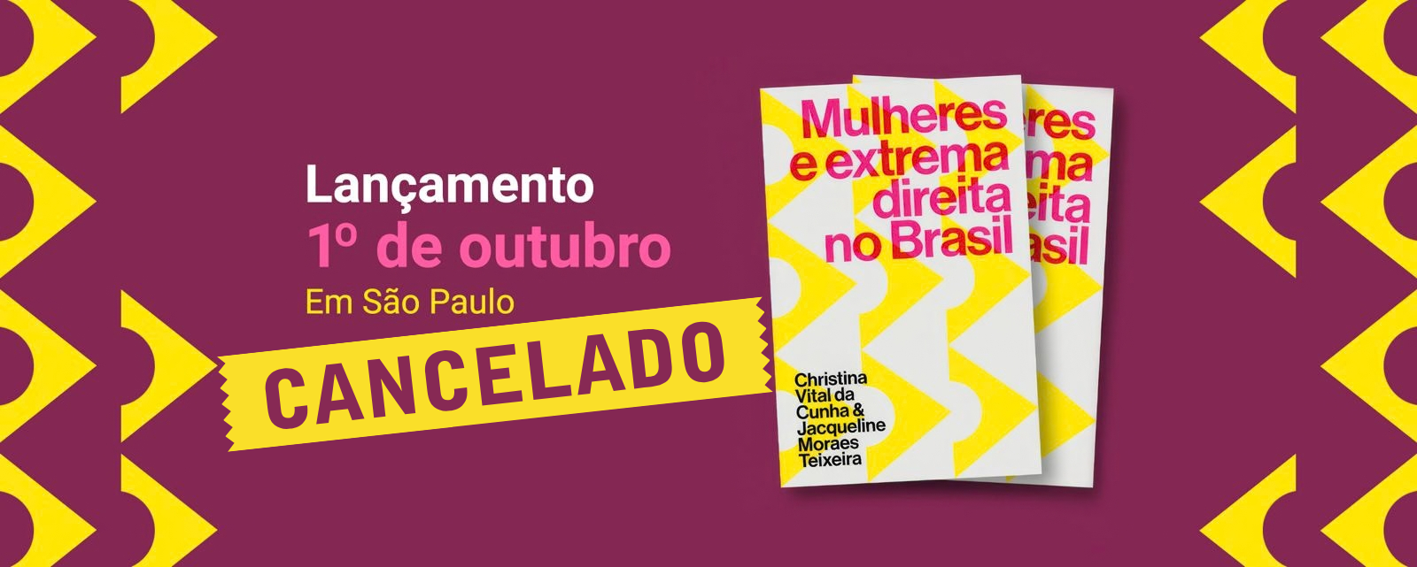 Banner com a capa do livro Mulheres e extrema direita no Brasil