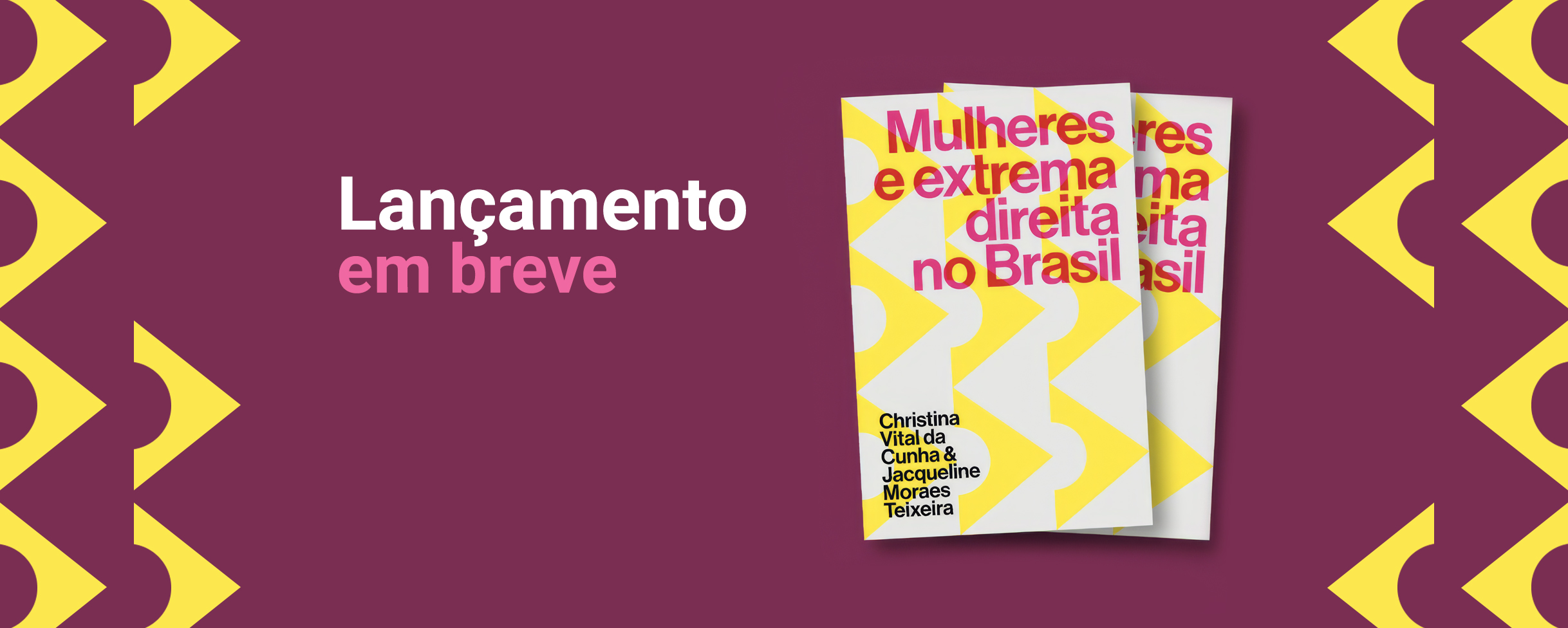Banner com a capa do livro Mulheres e extrema direita no Brasil