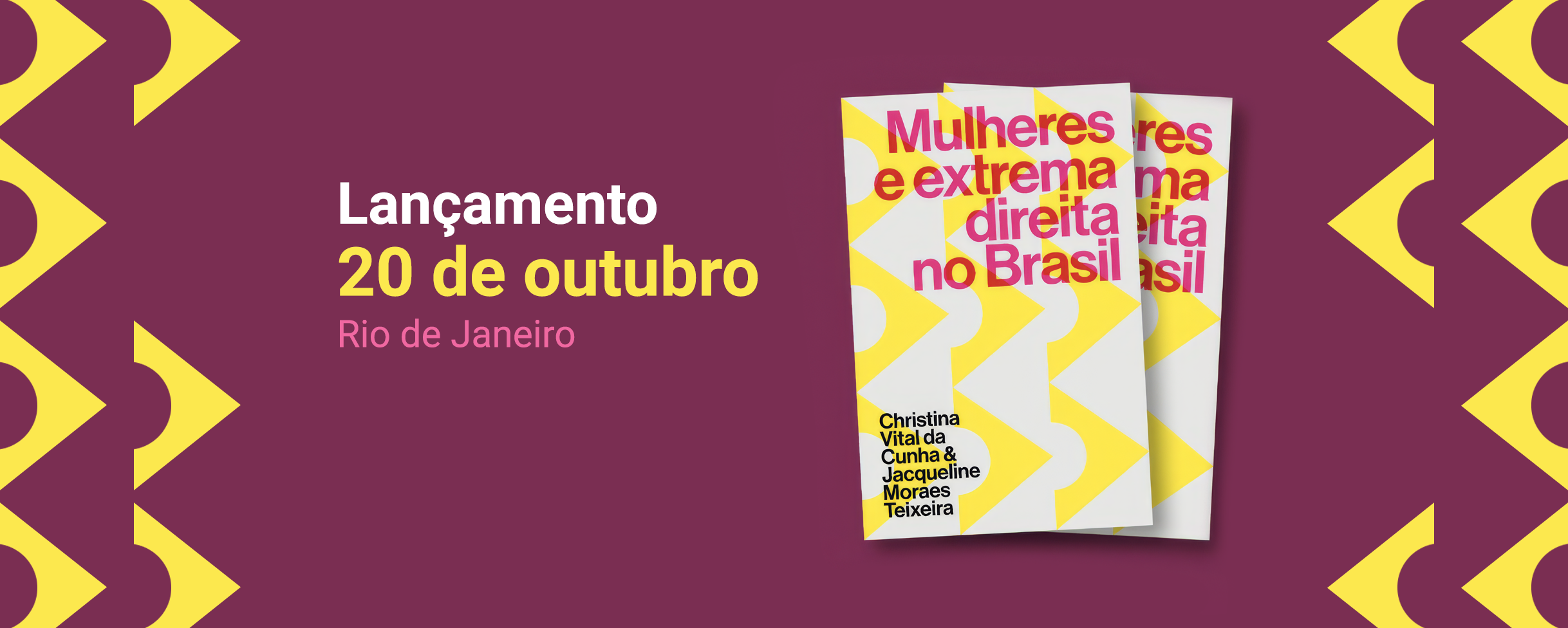 Banner com a capa do livro Mulheres e extrema direita no Brasil