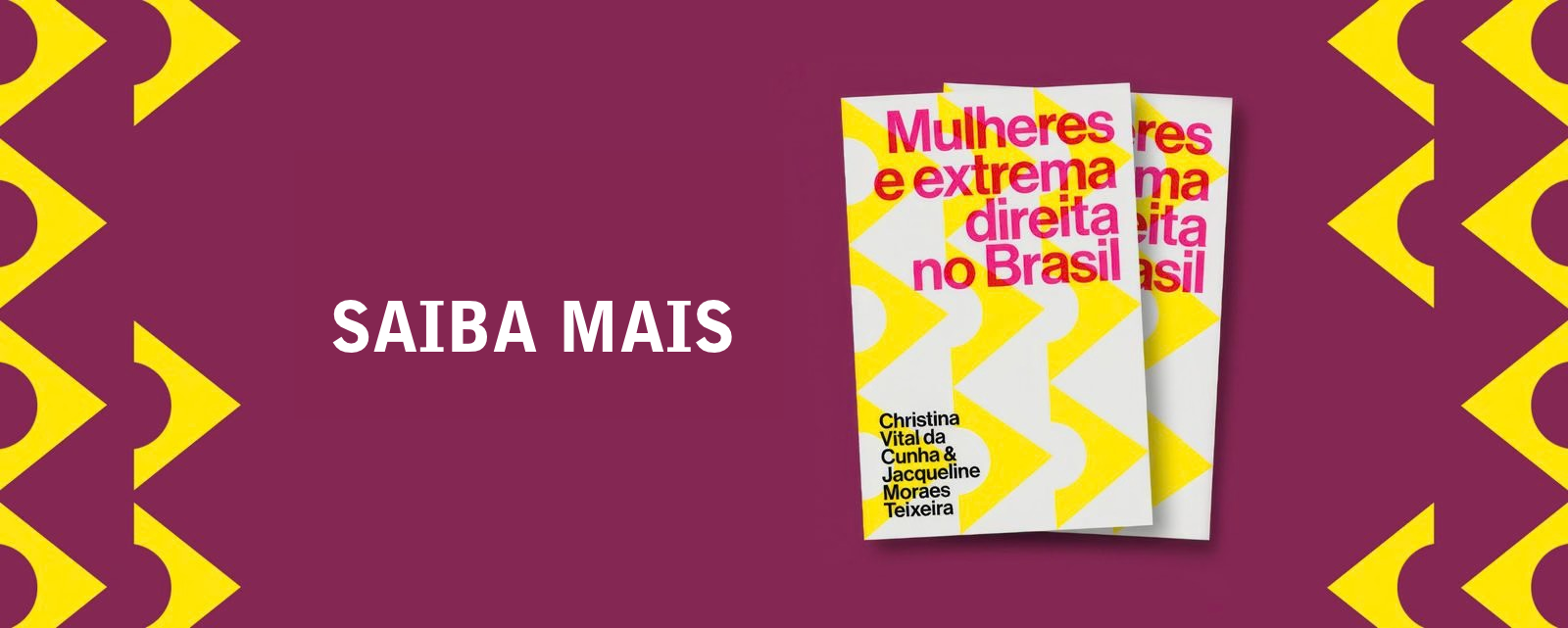Banner com a capa do livro Mulheres e extrema direita no Brasil