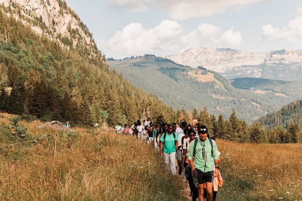 Grupo de jovens franceses da Banlieues Climat 