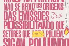 redução das origens das emissões