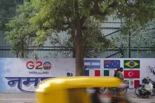 Delhi streets during G20