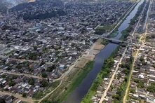 Xerem em Duque de Caxias alagada pelas fortes chuvas