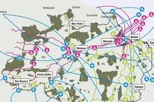 Rede do narcotráfico e territórios indígenas na amazônia Legal