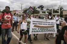 Caminhada de Abertura do VII Fórum Social Panamazônico liderada por mulheres 