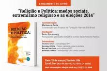 Convite virtual - Lançamento do livro "Religião e Política"
