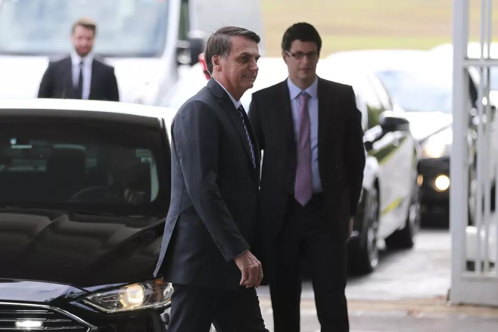 Presidente Bolsonaro e ministro Ricardo Salles 