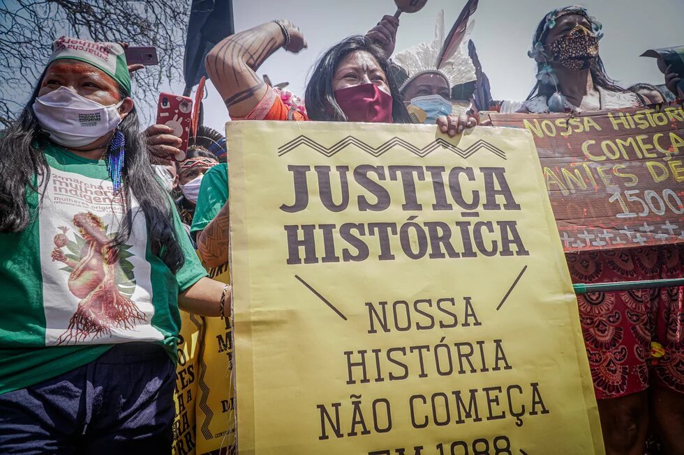 2ª Marcha das Mulheres Indígenas - Brasília (DF) “Mulheres originárias: Reflorestando mentes para a cura da Terra”,   