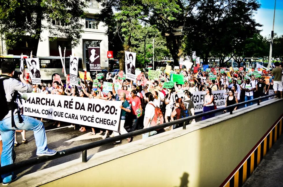 Marcha a Ré da Rio+20: Manifestação da sociedade civil