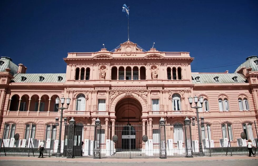 Casa Rosada, sede do Governo argentino.