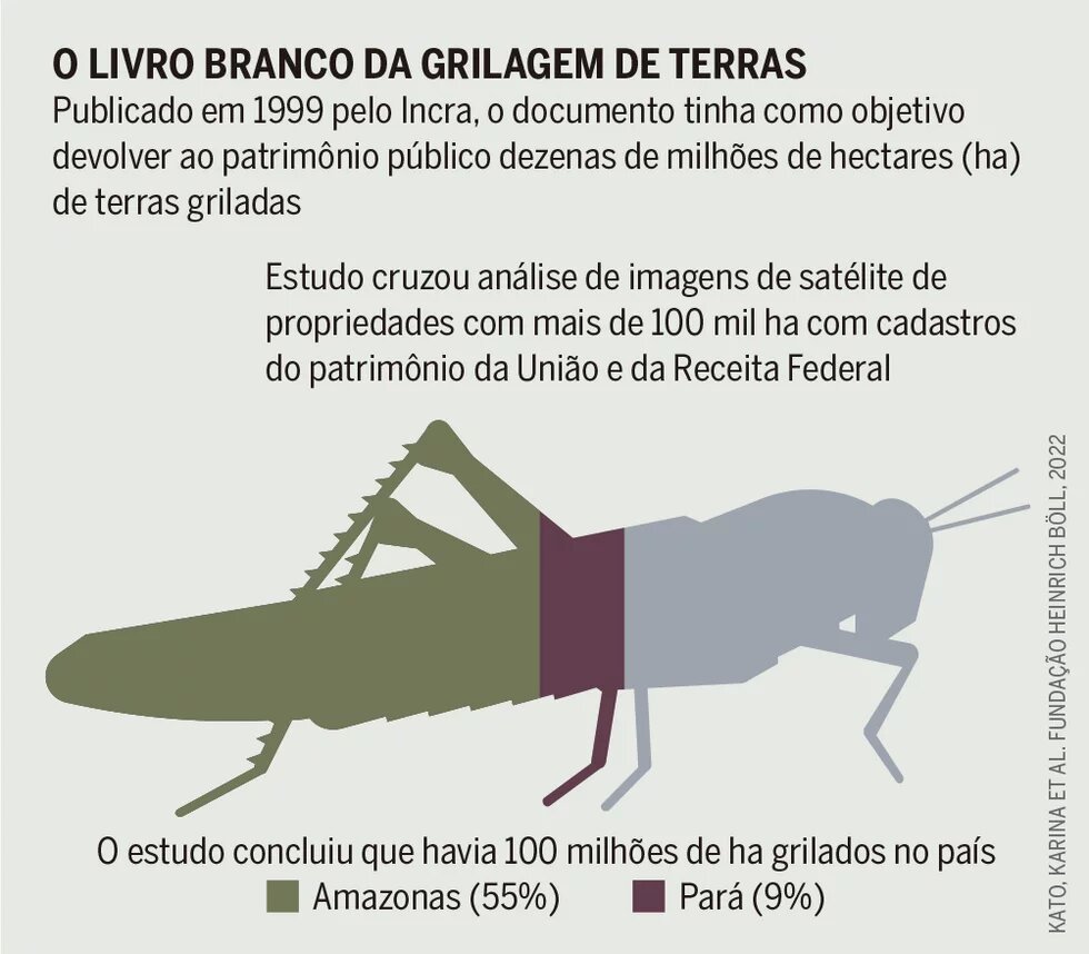 O livro branco da grilagem de terras