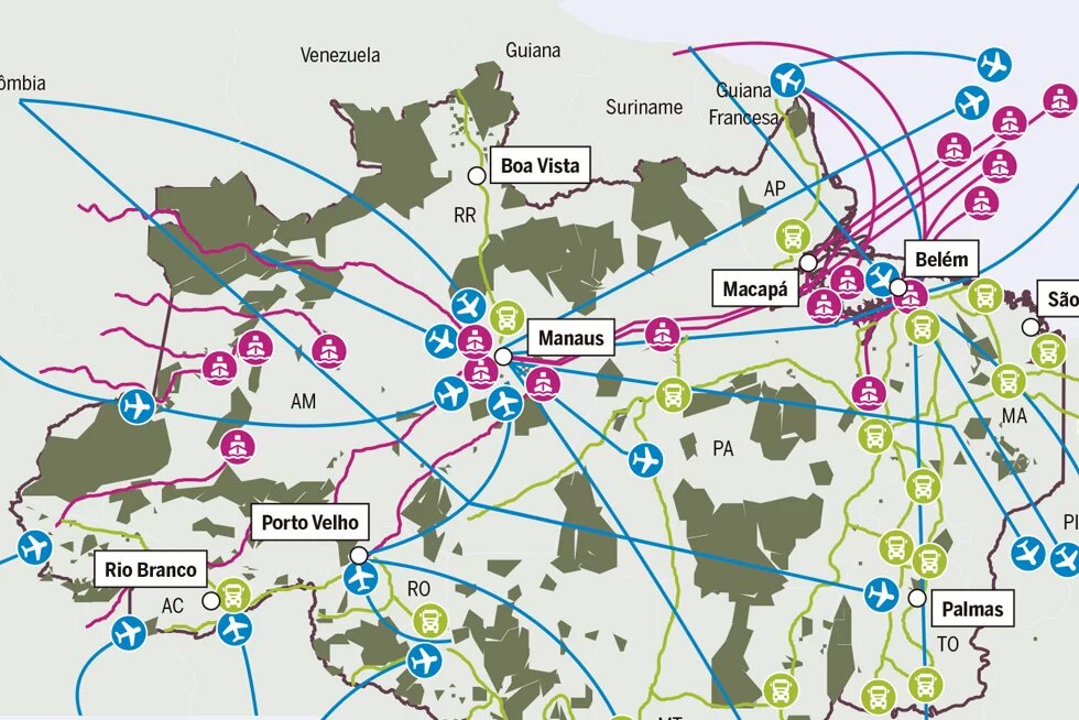 Rede do narcotráfico e territórios indígenas na amazônia Legal