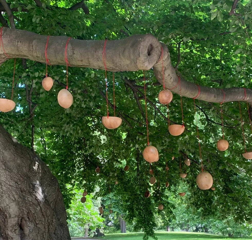 arquivo pessoal. Instalação de Roseane Cadete - Ko’eyene Festival Theaterformen, Braunschweig Jun 2024