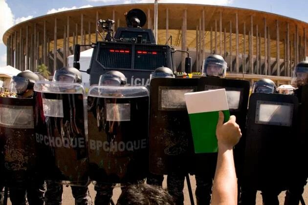 Protesto contra a Copa em Brasília 