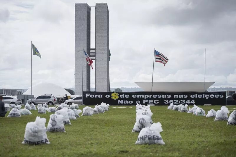 Ação da Semana Nacional de Mobilização pela Reforma Política