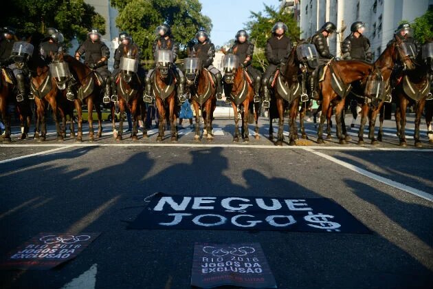 Repressão a manifestação