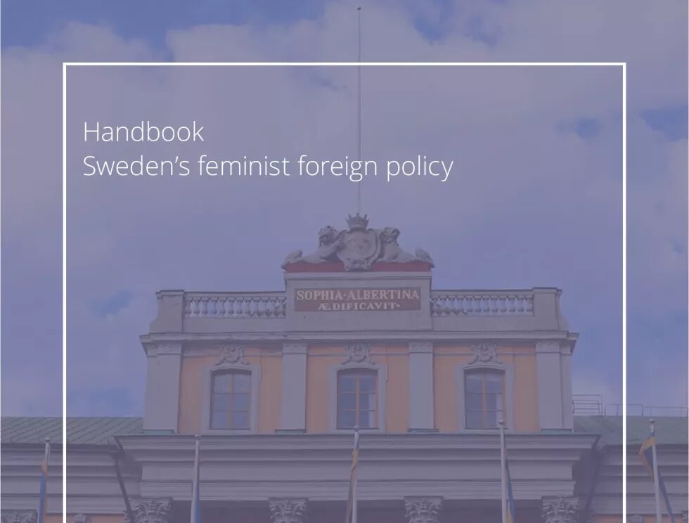Guia de política externa feminista da Suécia Handbook, Sweden’s feminist foreign policy