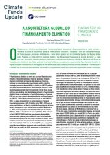 Capa - Arquitetura global do financiamento climático 