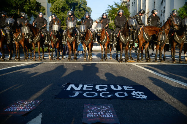 Repressão a manifestação Repressão a manifestação
